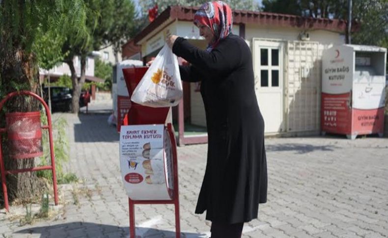 Bornova’da bayat ekmekler çöpe gitmiyor